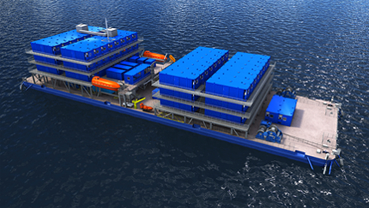 480 capacity migrant processing and accommodation vessel